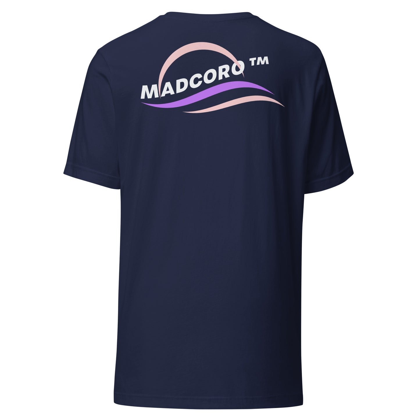 Unisex madcoro swoosh prple/pink t-shirt