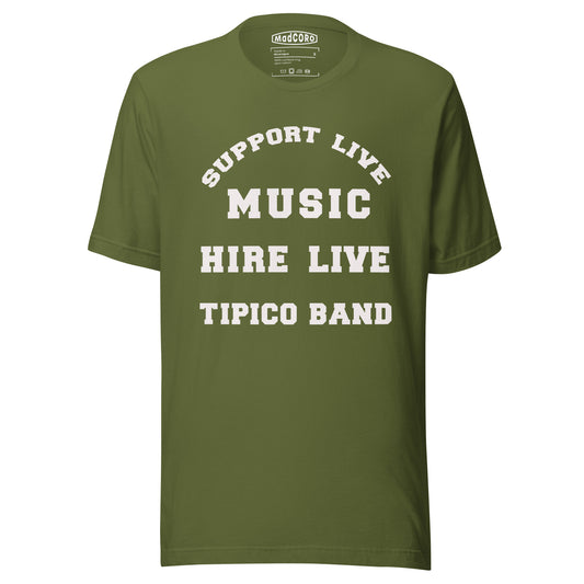 Unisex TIpico Band Support t-shirt